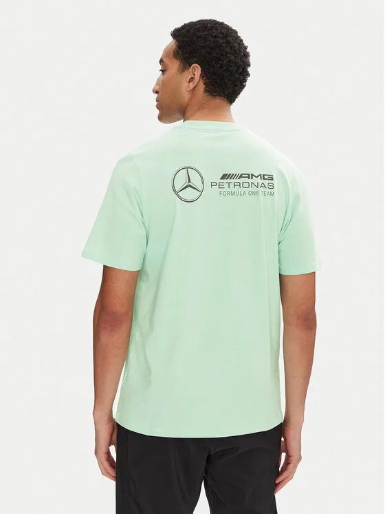 Футболка regular fit Mercedes - AMG Petronas Formula One Team Premium Adidas, зеленый — фото 3