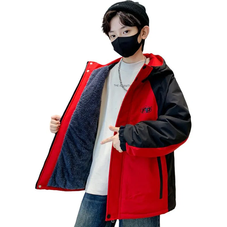 Детское пальто с капюшоном Lanza, Red