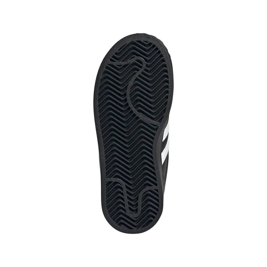 Детские спортивные кроссовки SUPERSTAR II CF C JI3989 adidas, Черный — фото 4