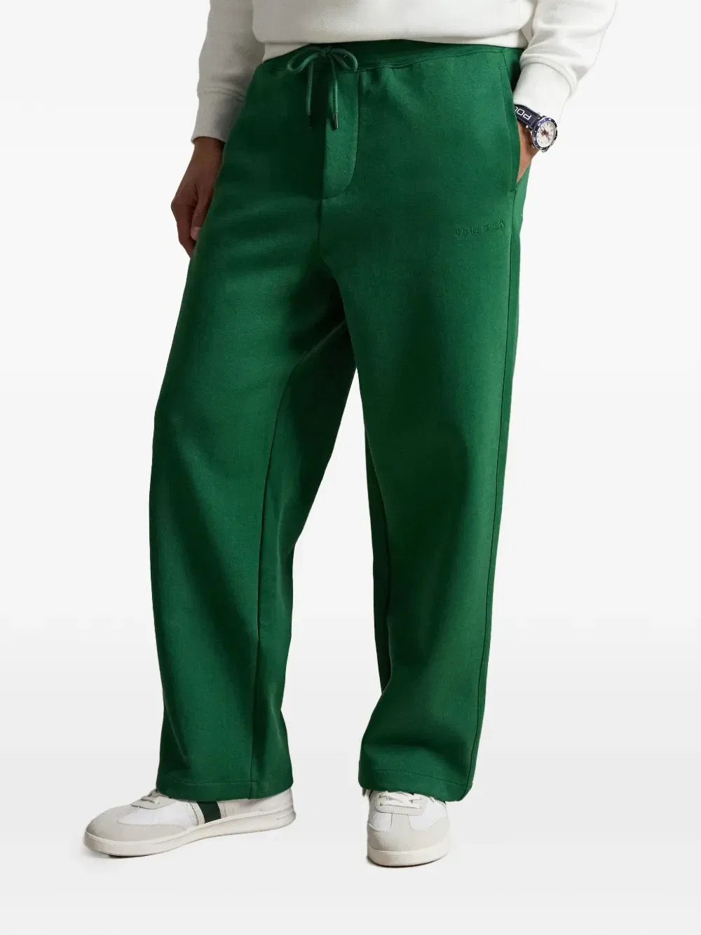 Прямые брюки с кулиской Polo Ralph Lauren, зеленый — фото 3