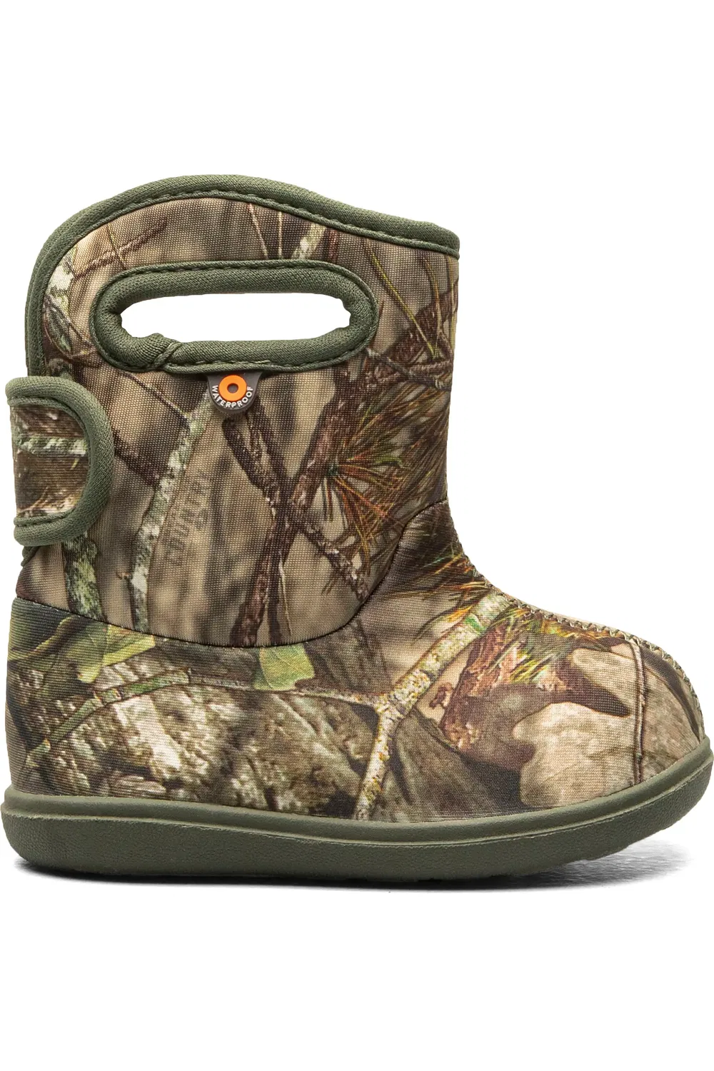 Детские водонепроницаемые сапоги с faux fur подкладкой Baby Bogs II Bogs, Mossy Oak — фото 3
