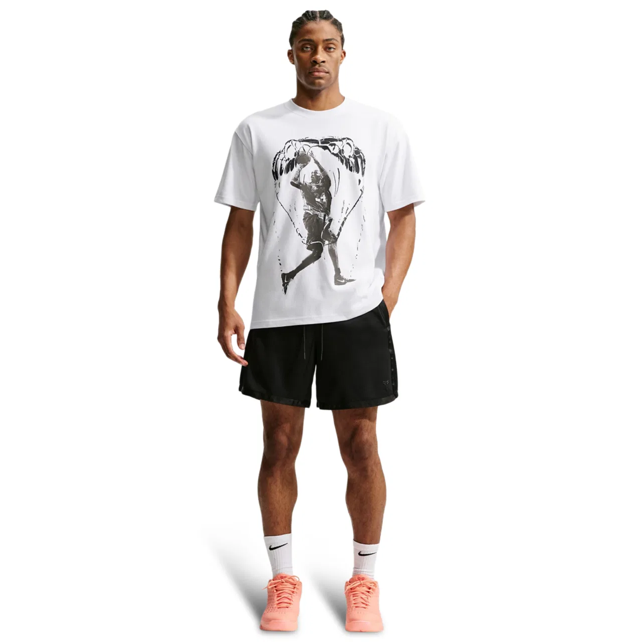 Мужская футболка с принтом Kobe Bryant Dri-FIT M90 Nike, White