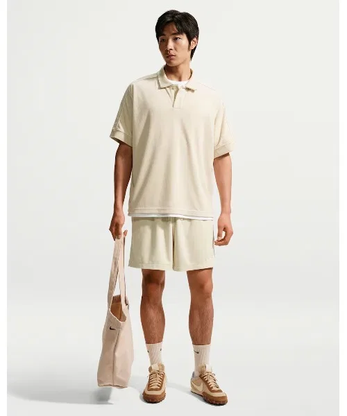 Мужские шорты из махровой ткани Nike Club Terry Short, модель ASMNKCLUBTERRYSHORTNCC NIKE, Бежевый