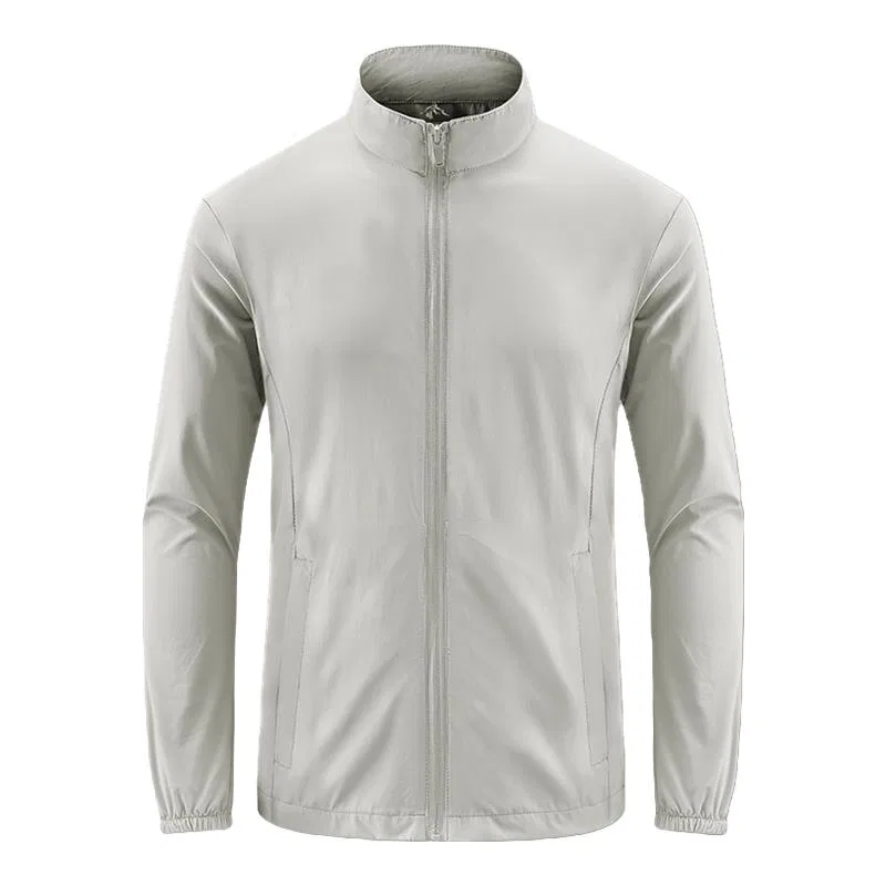 Детская ветровка с капюшоном, тонкая, Sun Protection Jackets, Sugarfunk, Upgraded Light Gray — фото 3