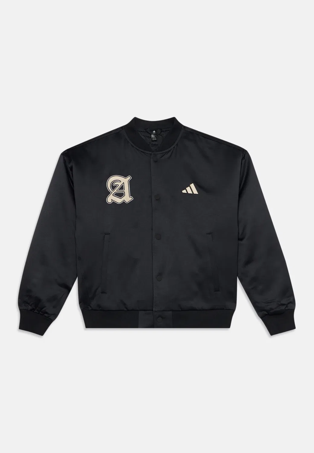 Куртка-Бомбер в стиле стадионной куртки, унисекс Adidas Performance, Black — фото 2