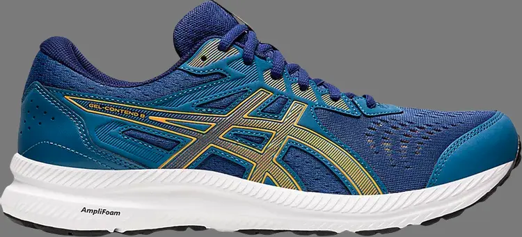 

Кроссовки gel contend 8 'azure amber' Asics, синий