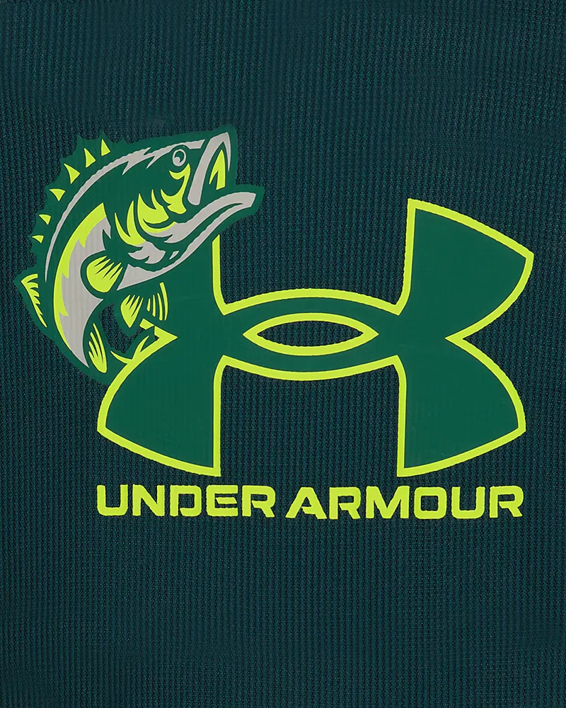 Худи для мальчиков с текстурированным термоутеплителем UA Graphic Thermal UnderArmour, Arden Green/Green Citrine — фото 2