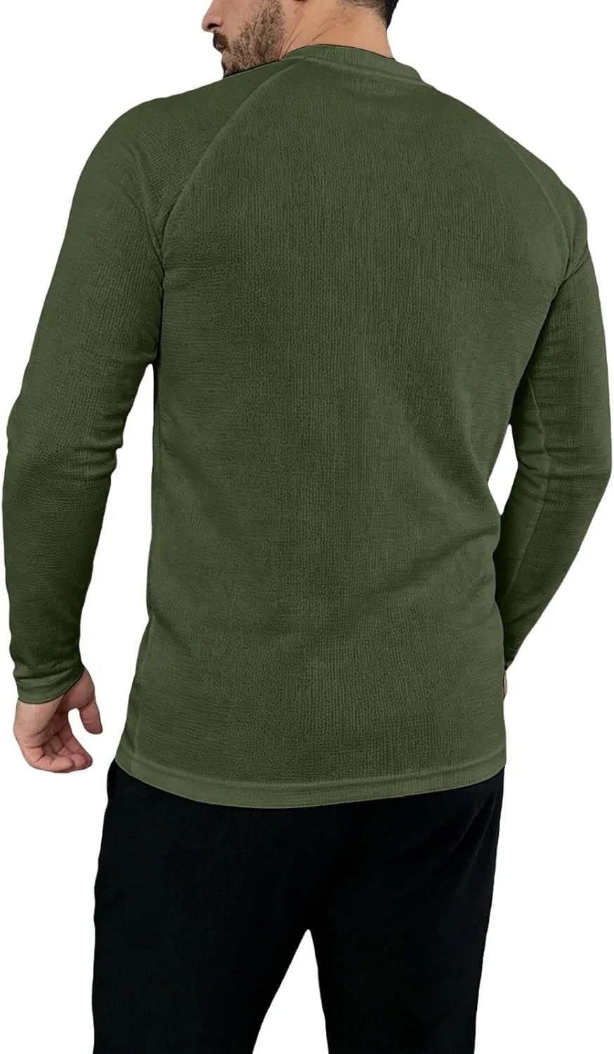 Мужская футболка raglan с влагоотводящими свойствами, Blackish Green — фото 4