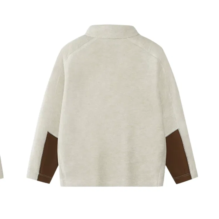 Детская толстовка с высоким воротником FILA KIDS, Almond Khaki — фото 3