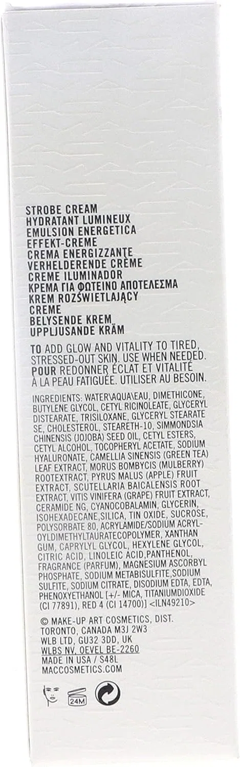 Крем для лица MAC — Дневной Strobe Cream оттенок Peach Light, 50 мл — фото 3