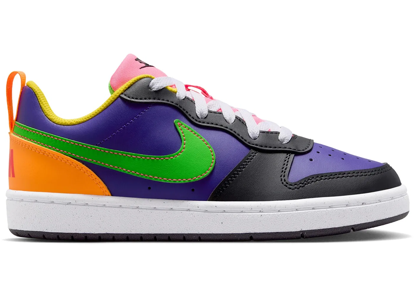 Детские кроссовки Lifestyle Nike Court Borough Low Recraft, Court Purple/Court Purple/Hyper Pink/Green Strike