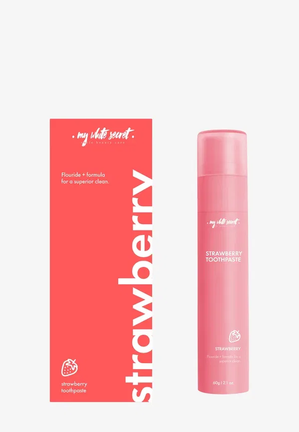Зубная паста с фтором Toothpaste My White Secret, Strawberry 60 г