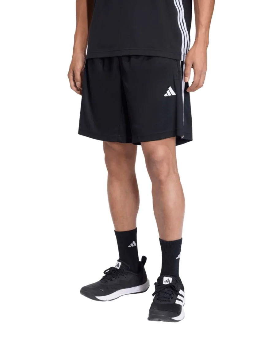Мужские спортивные шорты прямого кроя Adidas, черный