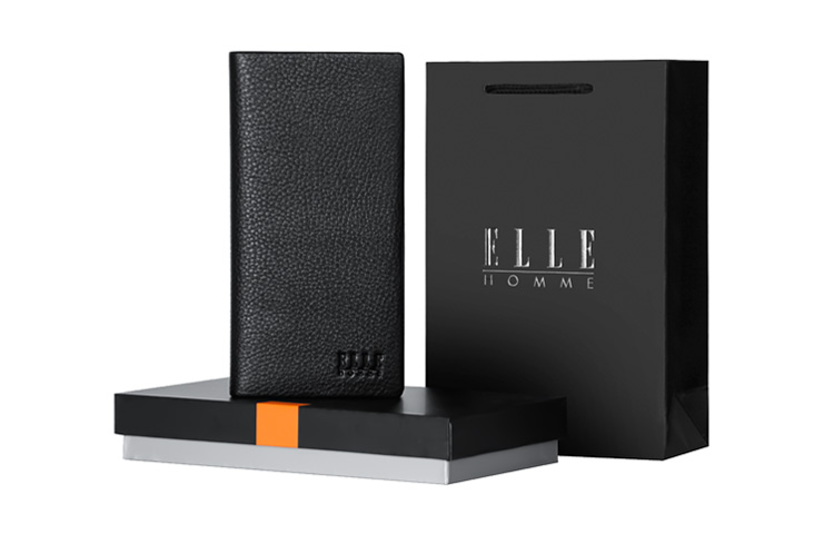 

Кошелек ELLE HOMME, Black Horizontal (Old and New Box Random Shipment)