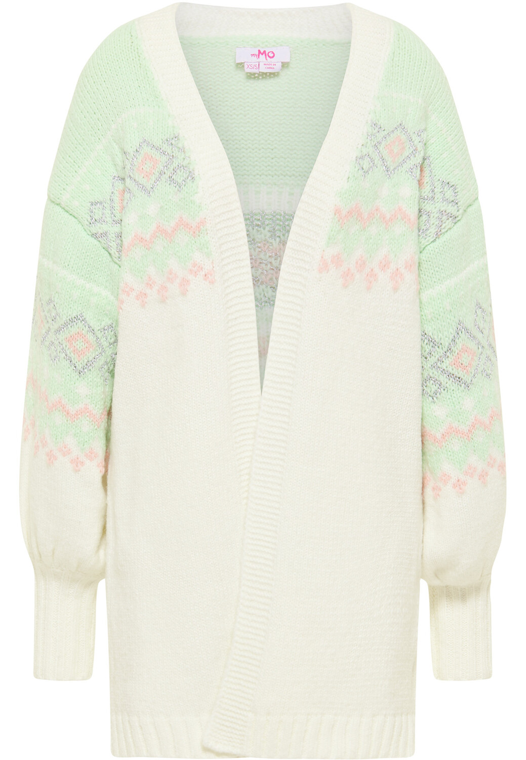 

Толстовка myMo Strickjacke, цвет Mint Wollweiss