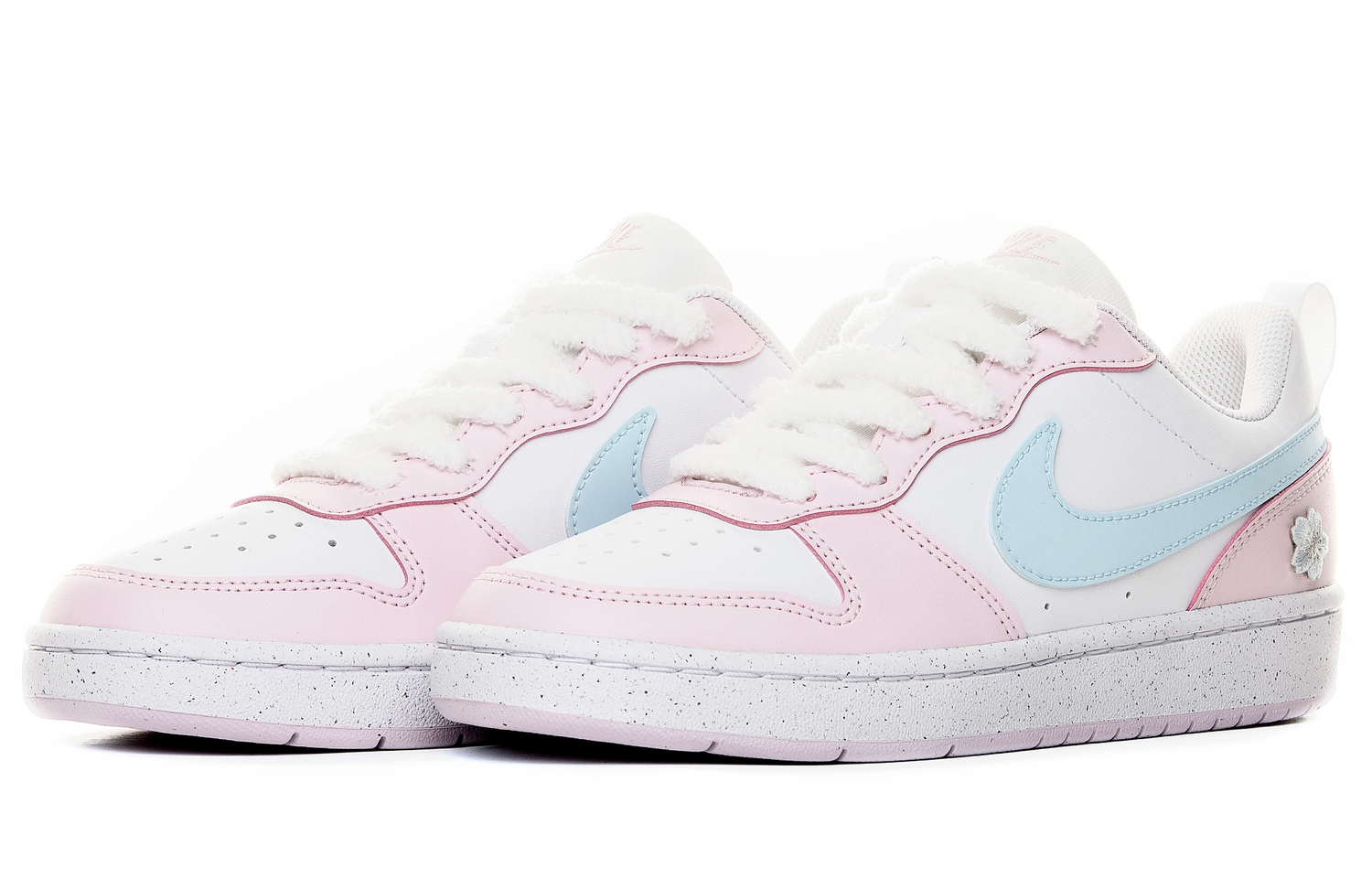 Nike Кроссовки для скейтбординга Court Borough Low Lightweight Shock Absorbers Low Top для подростков Pink — фото 4