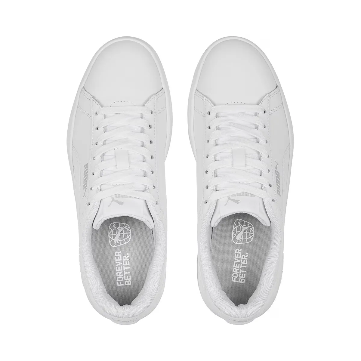 Кроссовки Puma Smash 3.0 L повседневные для детей, белый — фото 3