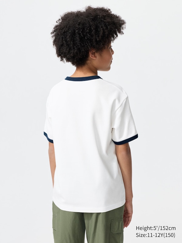 Хлопковая футболка AIRism с графикой Uniqlo, 01 off white — фото 3