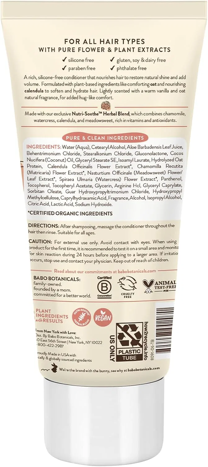 Увлажняющий детский кондиционер «Moisturizing Baby Conditioner» от Babo Botanicals Babo Botanicals — фото 2