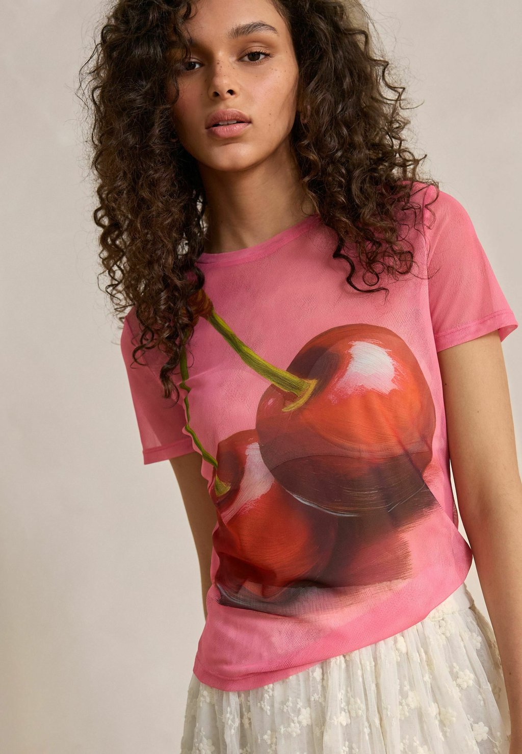 

Блуза SLIM FIT SHORT SLEEVE Next, розовый