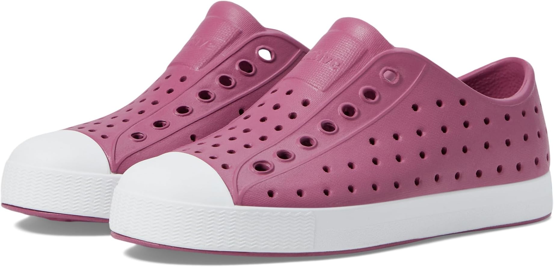 

Кроссовки Native Shoes Kids Jefferson, Twilight Pink/Shell WhiteSee Less