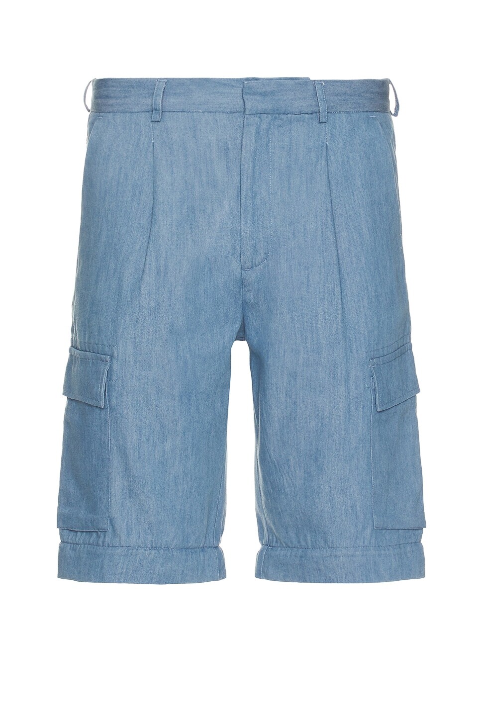 

Брюки-карго на молнии Double Rainbouu, цвет Chambray Denim