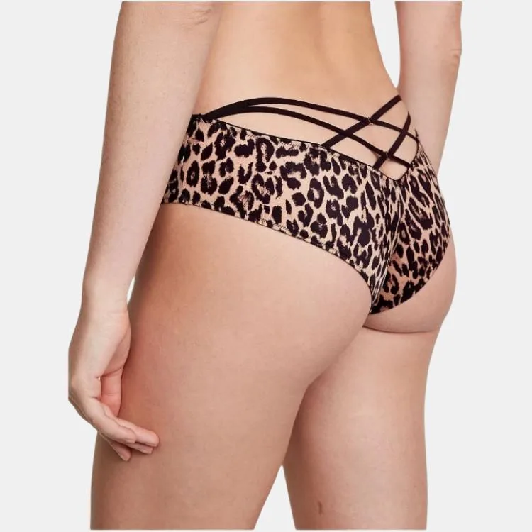 Victoria's Secret Женские трусики 1 шт коричневый с принтом животных — фото 4