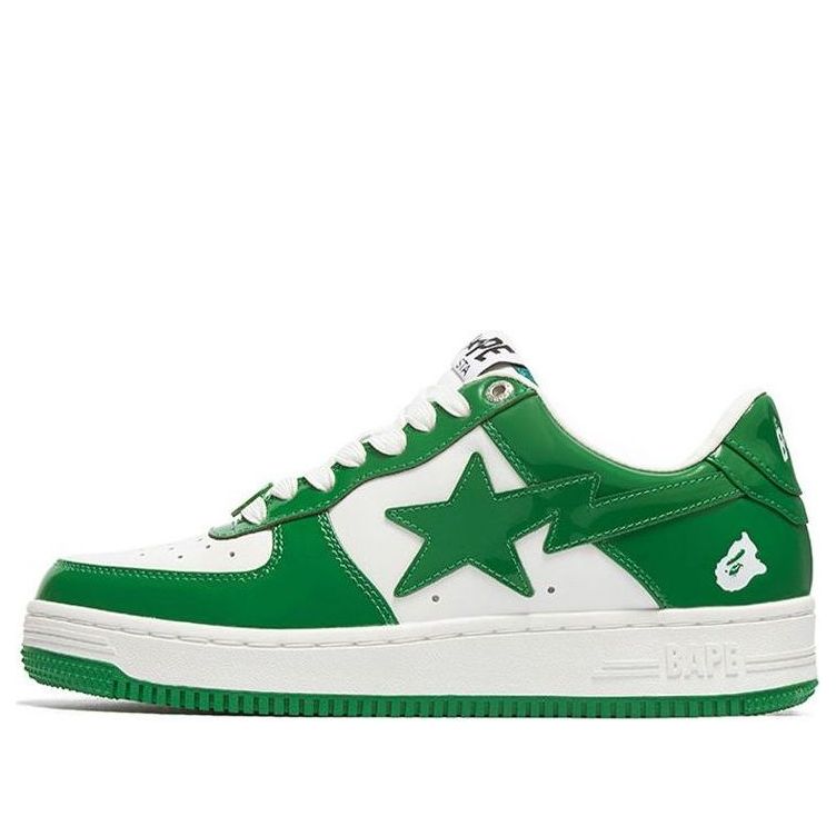 

Кроссовки A BATHING APE Bape Sta Patent Leather 'Green White'