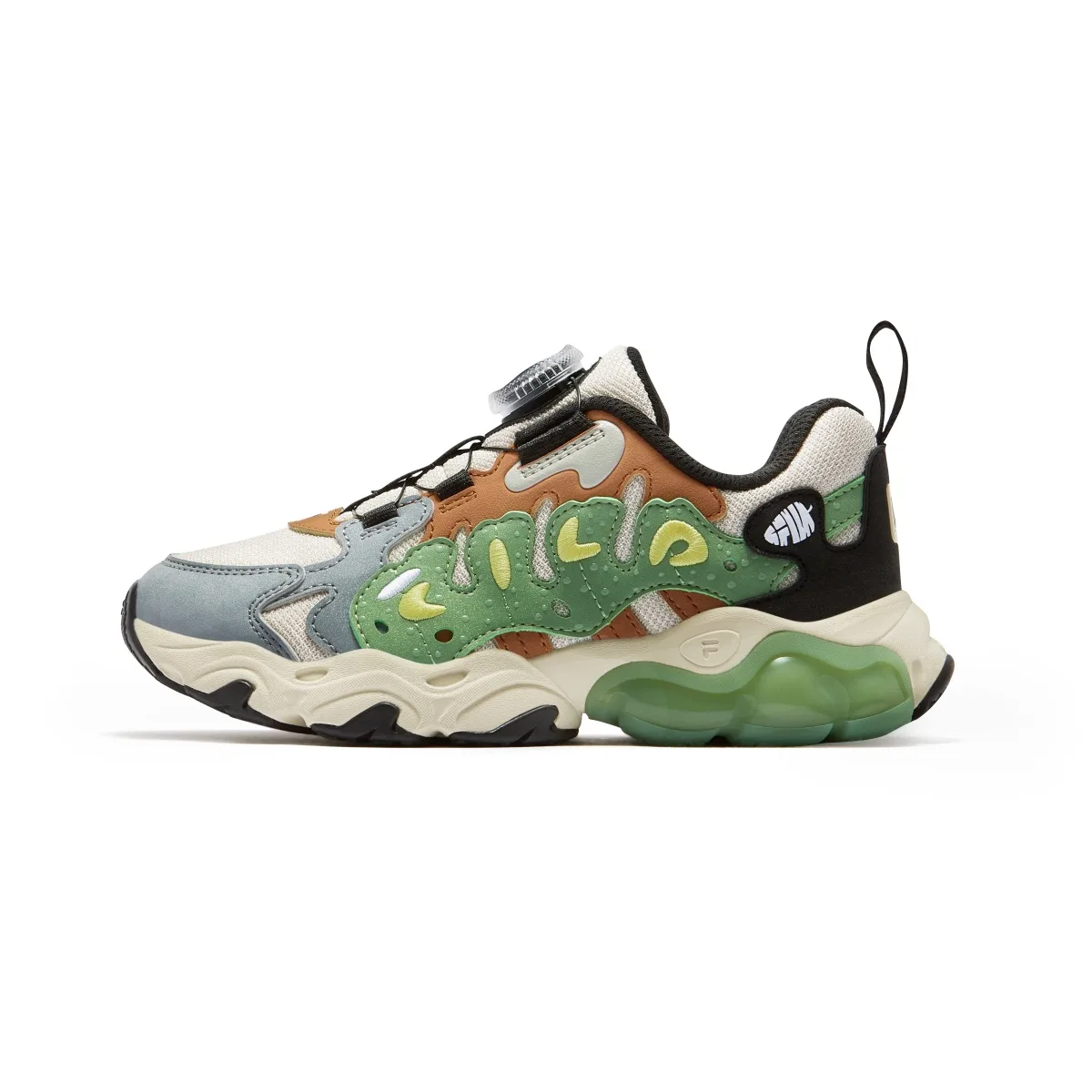 Детские повседневные кроссовки Heritage FHT FILA KIDS, Sand/Mistletoe Brown/Green