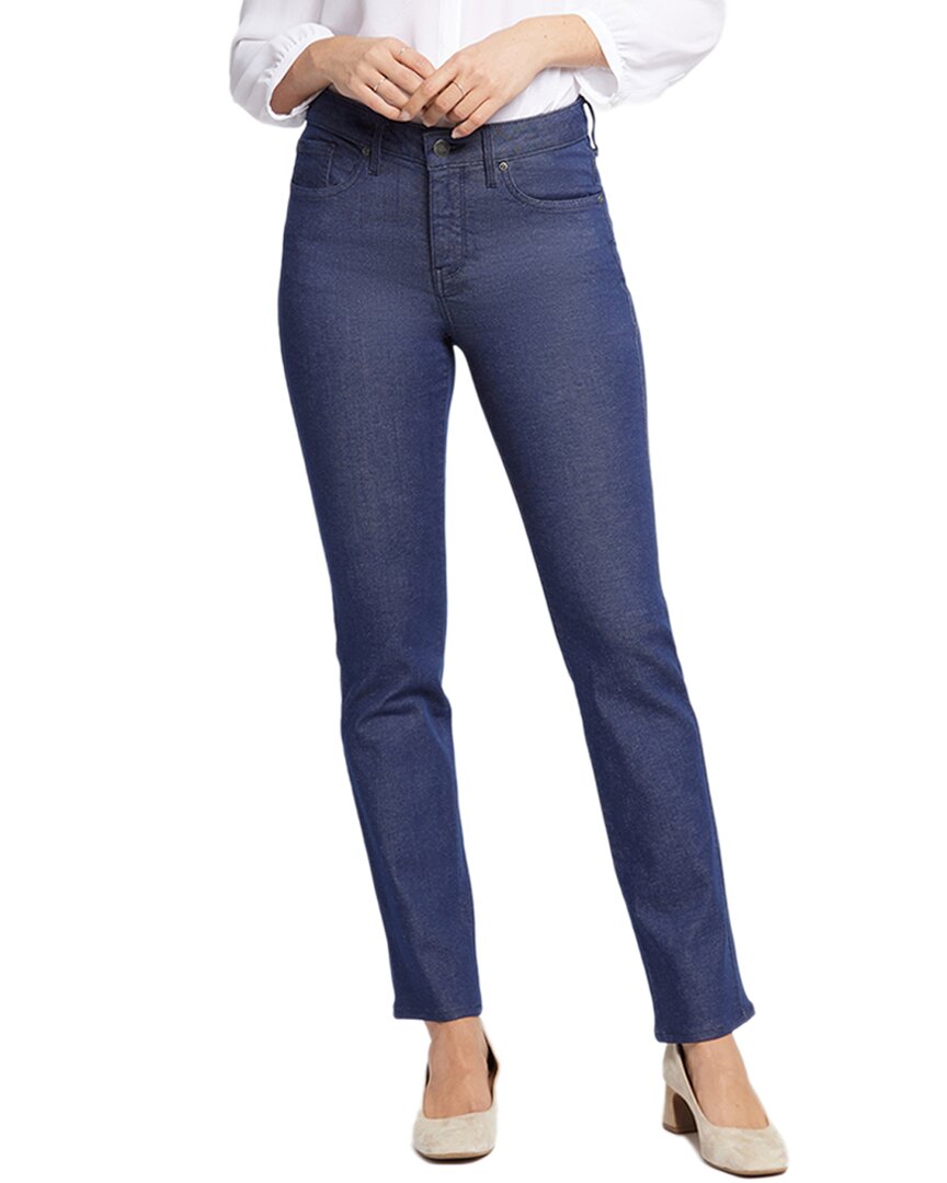 

NYDJ Sheri Slim Endless Blue облегающие джинсы, синий