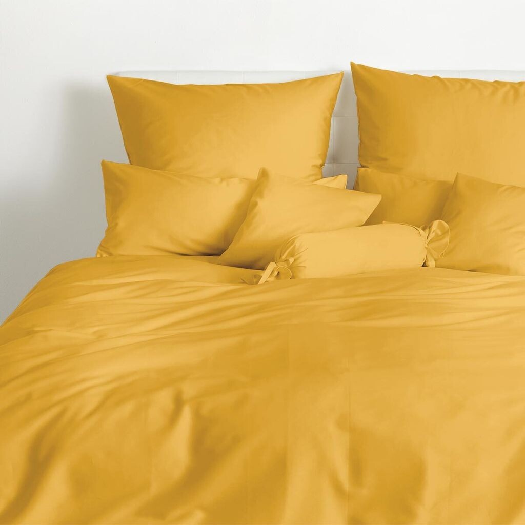 

Dream Sleep Uni Mako Атласные наволочки 80x80 см янтарный Traumschlaf