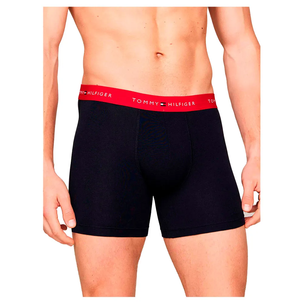 Боксеры 3 шт Tommy Hilfiger Signature Essential Brief, черный — фото 4