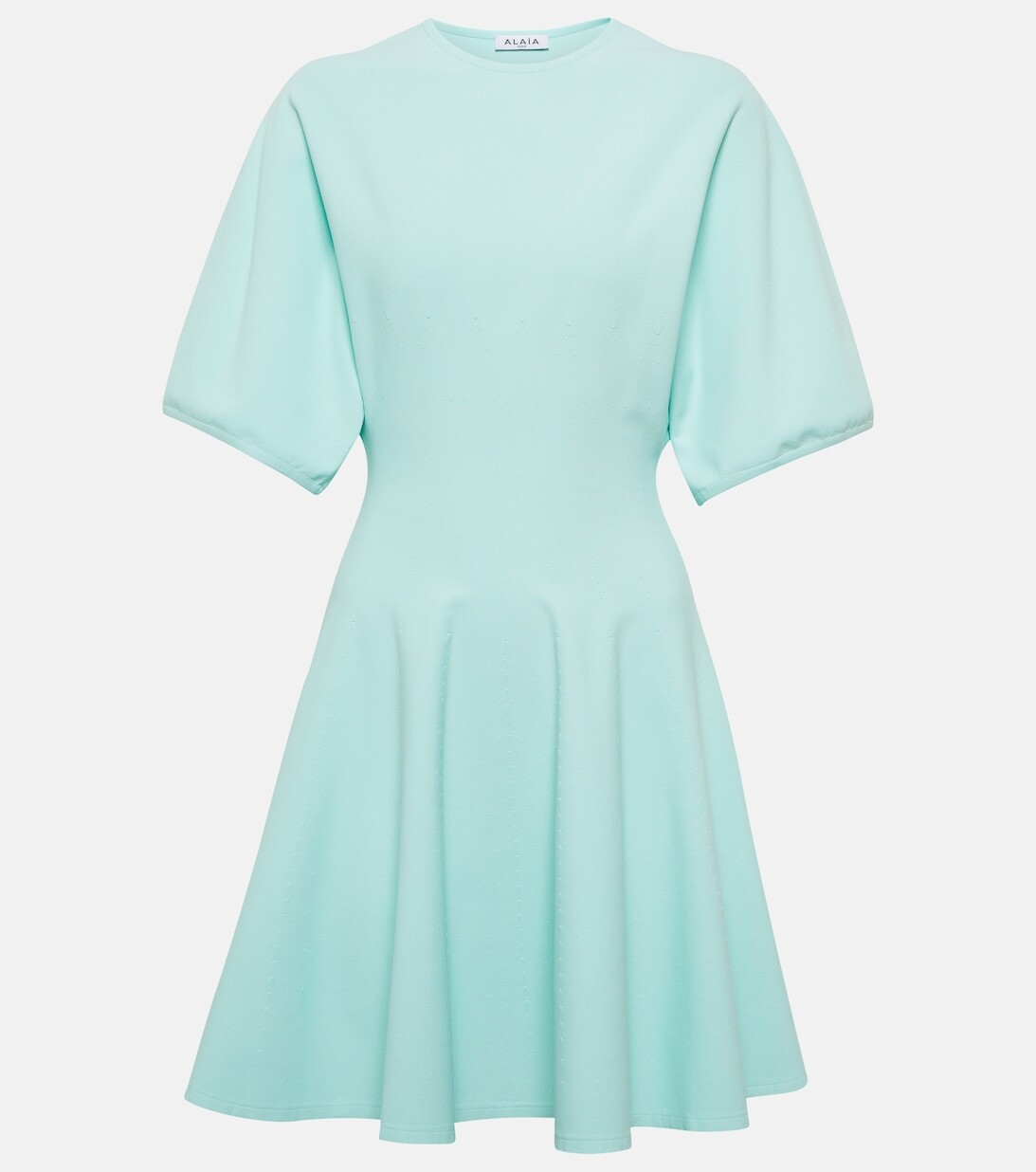 

Плиссированное мини-платье ALAÏA, синий