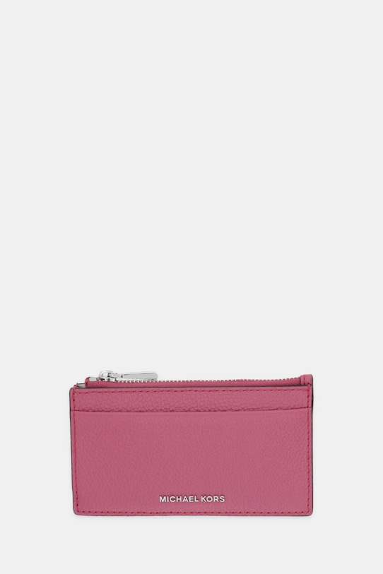 

Кожаный футляр для карт MICHAEL Michael Kors, розовый