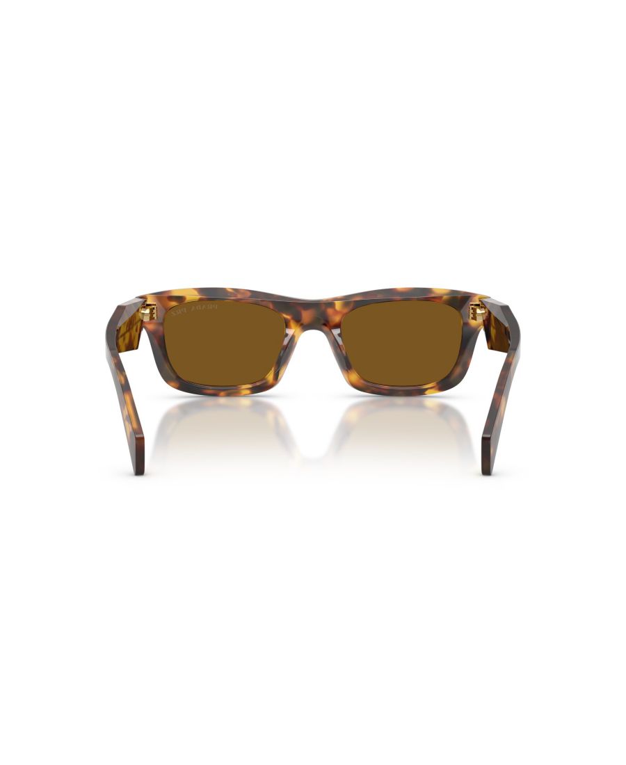 Женские поляризованные солнцезащитные очки, PR C06S PRADA, Honey Tortoise — фото 4