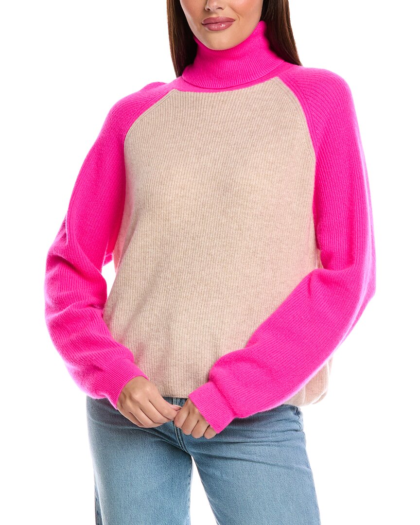 

Броди Кэшмир Сьюзи Цветной блок кашемировый свитер Brodie Cashmere, розовый