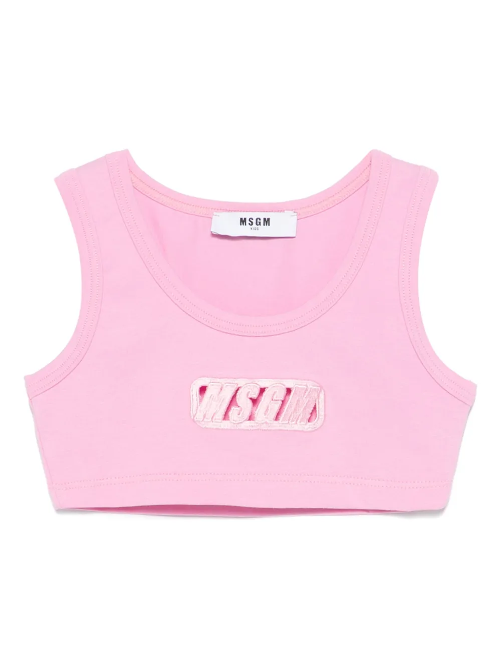 

Укороченный топ MSGM Kids, розовый