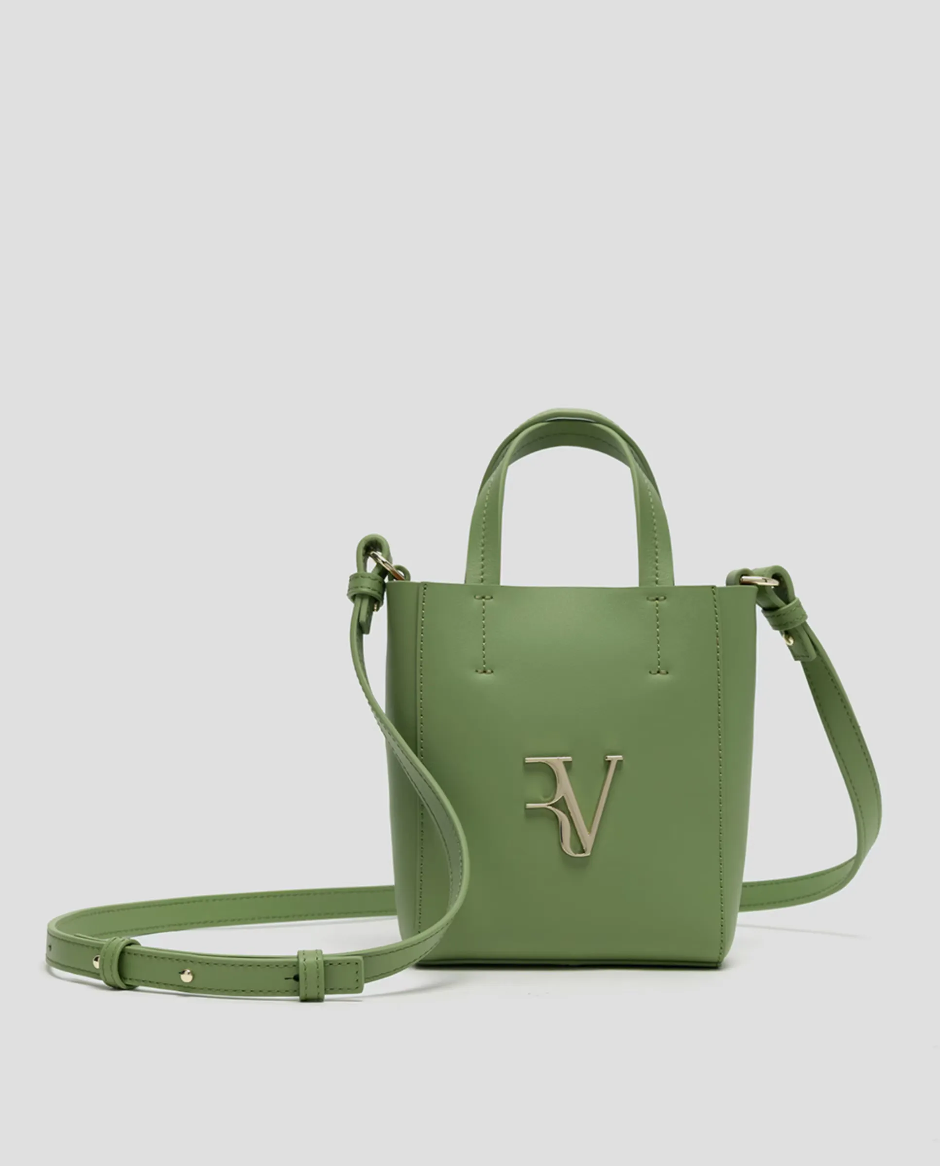 

Женская сумка Bruna Tote Mini из кожи Roberto Verino, зеленый
