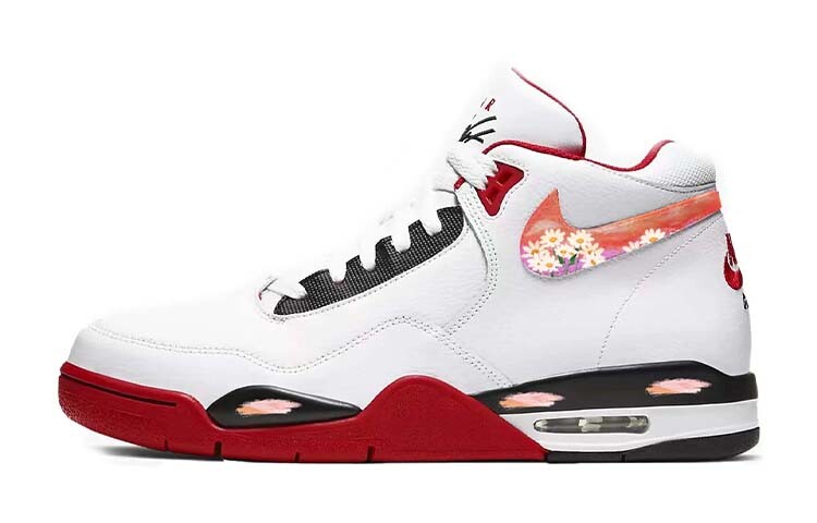 

Кроссовки Nike Flight Legacy Vintage Basketball Shoes Unisex Mid-top Red/white, белый