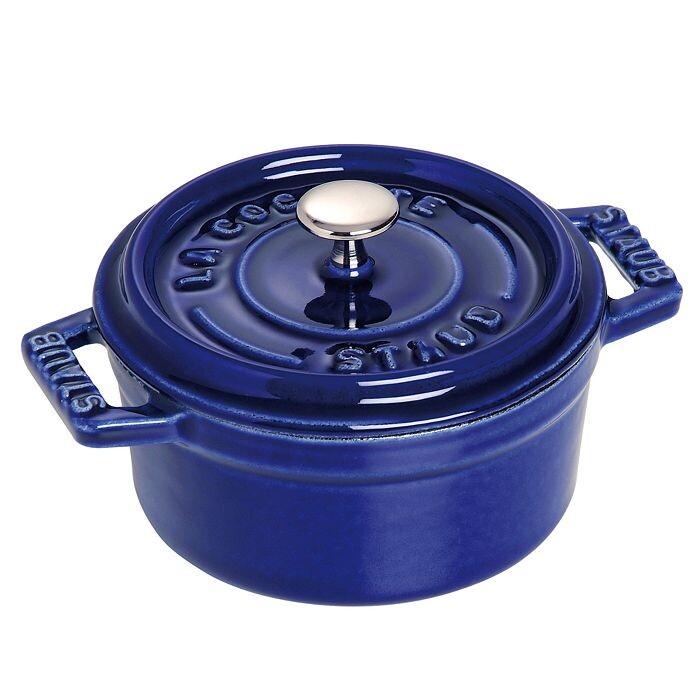 

Кокотница Staub Mini Round, 0,25 литра, синий