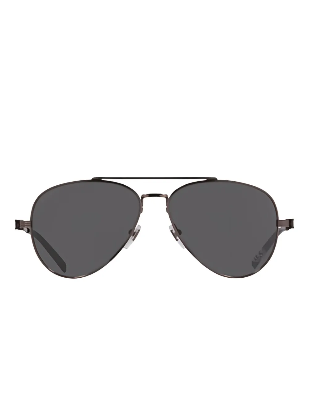 

Солнцезащитные очки в металлической оправе Gucci Eyewear, серый