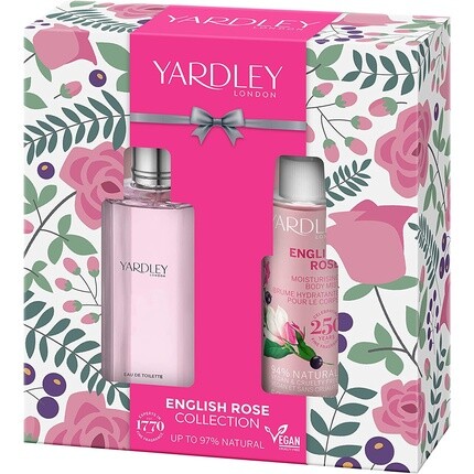 Подарочная коробка English Rose Edt & Mist Set - Подарки для женщин, Yardley London — фото 2