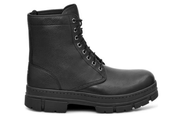 Мужские ботинки Ugg высокие со шнуровкой, черный — фото 2