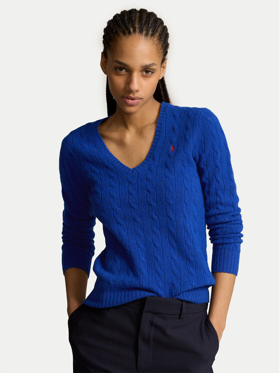 

Облегающий свитер Polo Ralph Lauren, синий