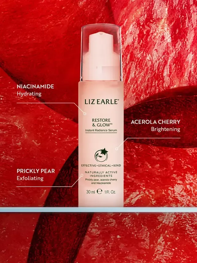 Сыворотка Liz Earle — Для мгновенного придания сияния коже Restore & Glow, 30 мл — фото 4