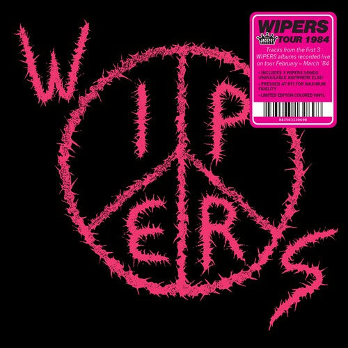 

Виниловая пластинка Wipers: Wipers (aka Wipers Tour 84)