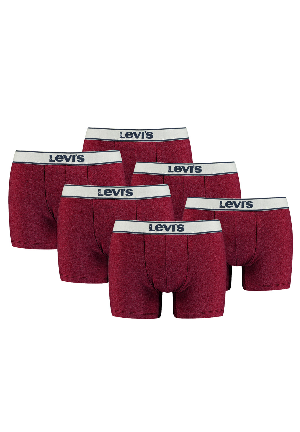 

Боксеры Levi´s s LEVIS MEN VINTAGE HEATHER BRIEF 6 шт, красный