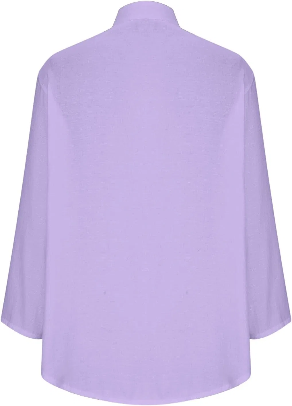 Женская туника свободного кроя на пуговицах Pelang, Light Purple — фото 3