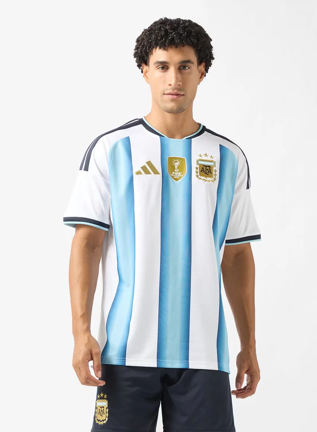 Джерси футбольное с длинным рукавом Argentina 2026 Adidas, белый