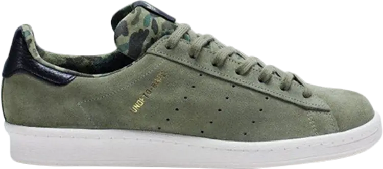 

Кроссовки Adidas Undefeated x A Bathing Ape x Campus 80s 'Olive', зеленый